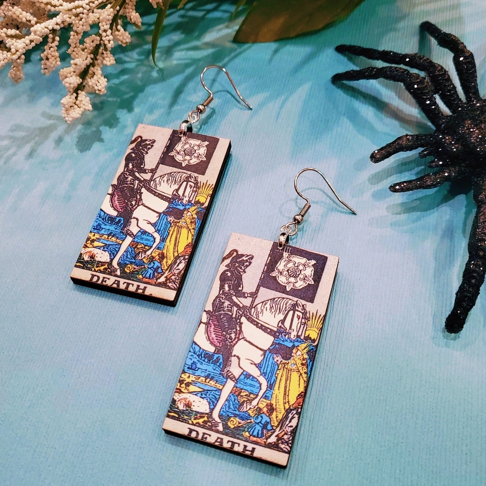 Death Tarot Earrings 💀